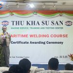 Maritime Welding Training သင်တန်းဆင်းလက်မှတ်ချီးမြှင့်ပွဲ